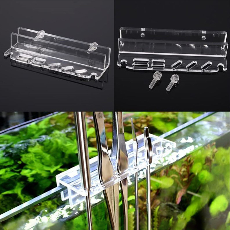 Planted Aquarium Tool Kit - Aquarium Plant Tools Storage Rack Acrylic