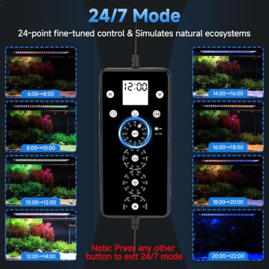 LED Aquarium Plant Light, 24/7 – Aquarium Plant Light Spectrum recenzja i cena