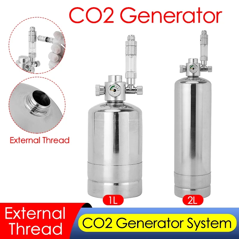 1L/2L Aquarium CO2 Generator S – Planted Aquarium Tank Kit recenzja i cena