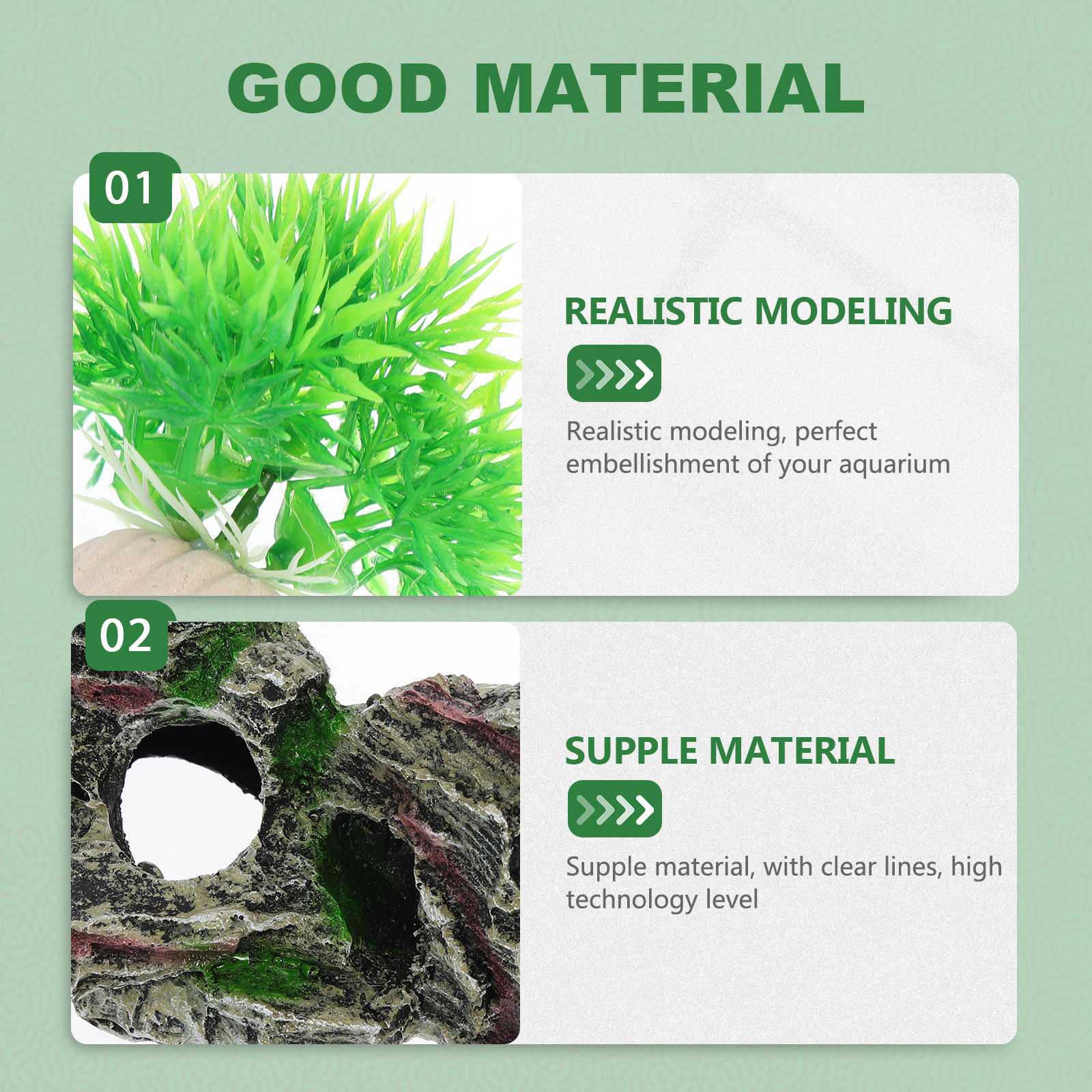 1Set Fish Tank Decoration Kit  – Planted Aquarium Tank Kit recenzja i cena
