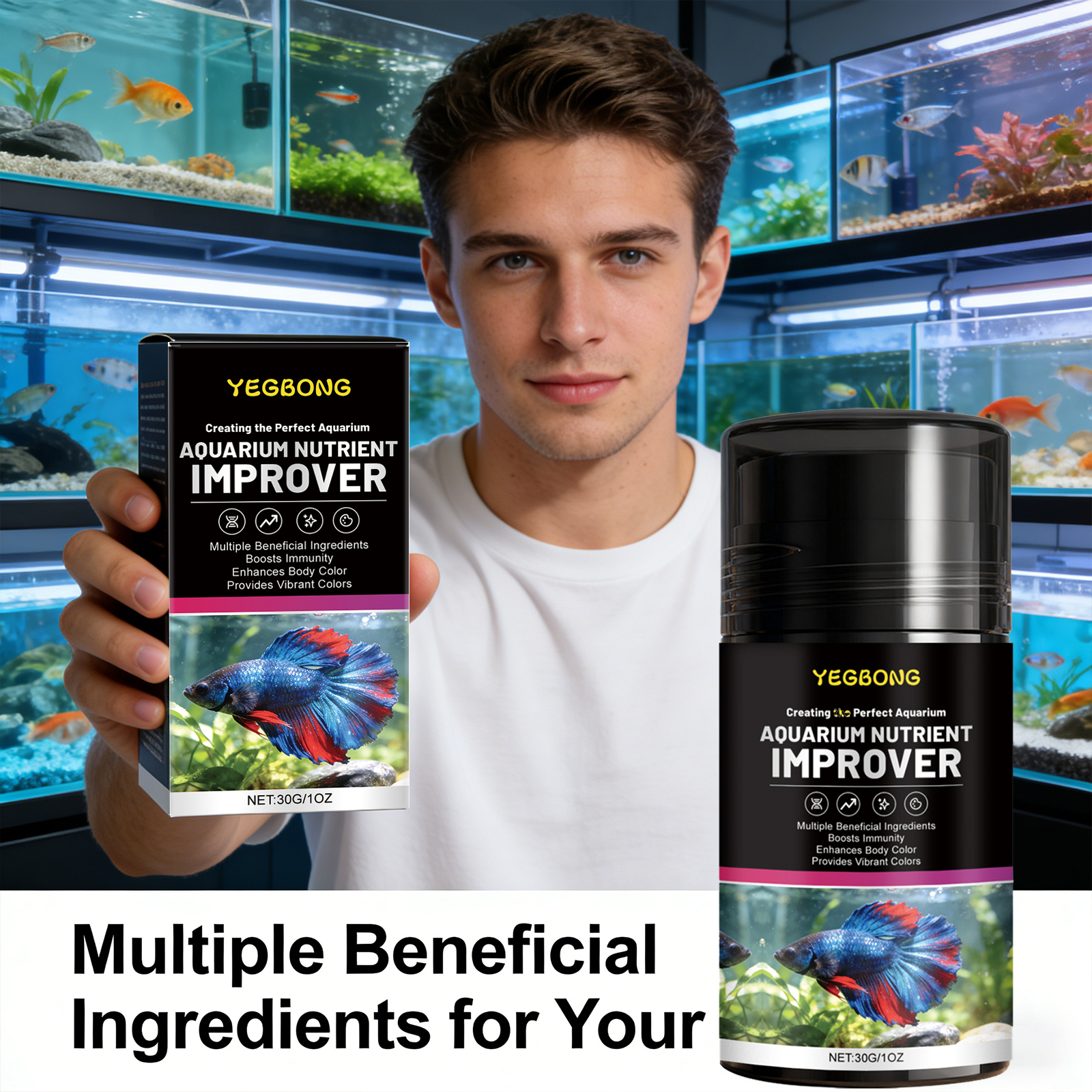 Aquarium Nutrient Improver Pro – Planted Aquarium Fertilizer recenzja i cena