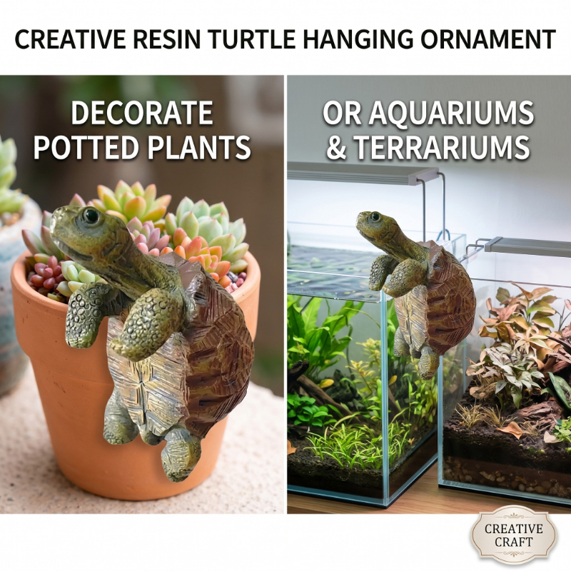Fishing Turtle Hanging Turtle  – Aquarium For Planted Tank recenzja i cena