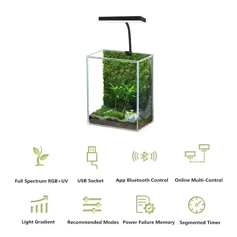 WEEK AQUA Mini 9 Pro USB Nano  – Planted Aquarium Pendant Light recenzja i cena
