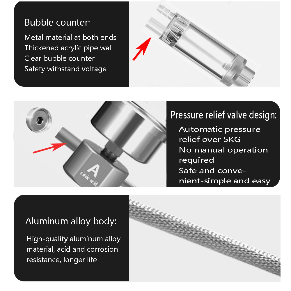 Aquarium DIY CO2 Reactor Gener – Planted Aquarium Tank Kit recenzja i cena