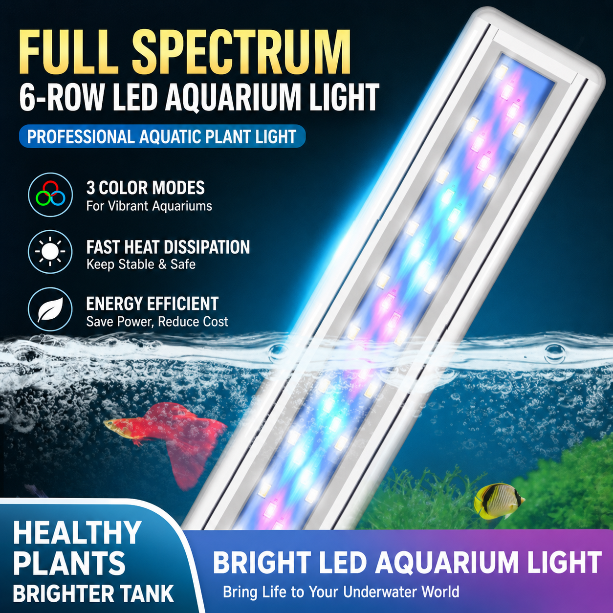 220V LED Aquarium Plant Light  – Planted Aquarium Pendant Light recenzja i cena