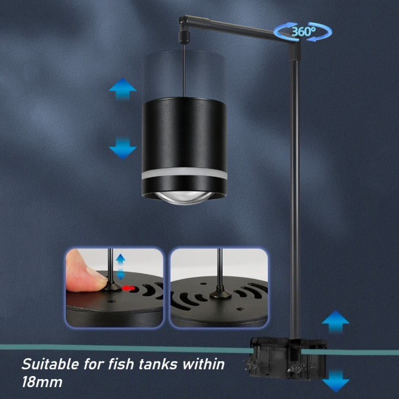 Clip-On Fish Tank Light Full S – Aquarium Plant Light Spectrum recenzja i cena