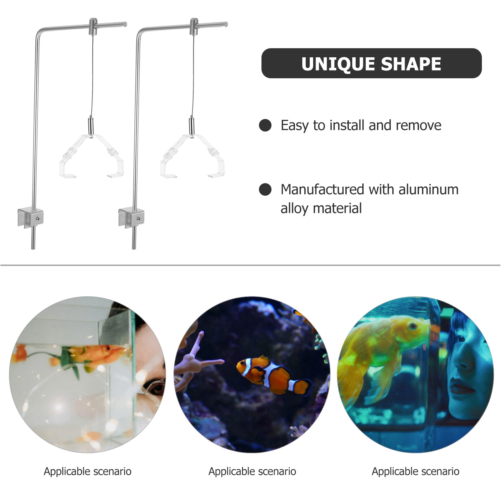 2pcs Aquarium Light Holder Wit – Aquarium For Planted Tank recenzja i cena
