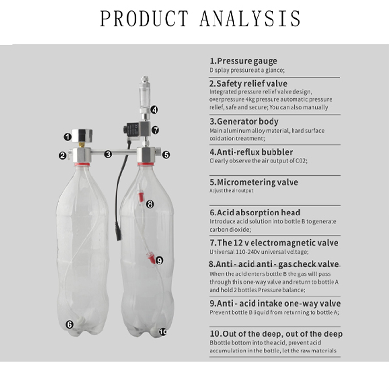 Aquarium CO2 Regulator System  – Planted Aquarium Tank Kit recenzja i cena