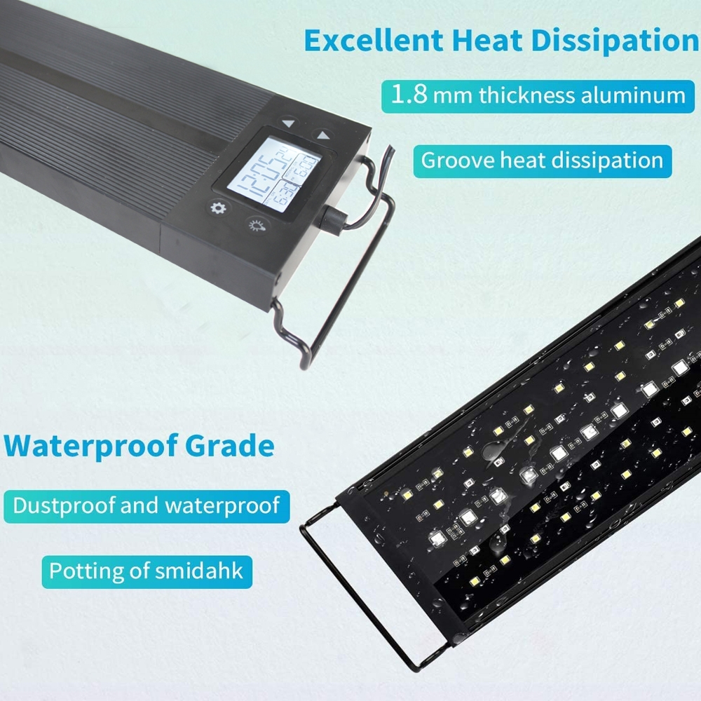 Programmable 8 Colors Auto On  – Aquarium Plant Light Spectrum recenzja i cena